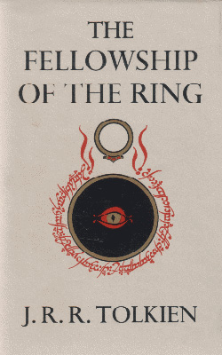 book cover of The Fellowship of the Ring by J.R.R Tolkien